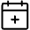 Calendar Plus Light Icon from Phosphor Light Set