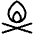 Campfire Light Icon from Phosphor Light Set