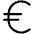 Currency Eur Light Icon from Phosphor Light Set