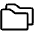 Folders Light Icon from Phosphor Light Set