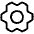 Gear Six Light Icon from Phosphor Light Set