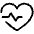 Heartbeat Light Icon from Phosphor Light Set