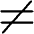 Not Equals Light Icon from Phosphor Light Set