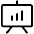 Presentation Chart Light Icon from Phosphor Light Set