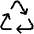 Recycle Light Icon from Phosphor Light Set