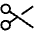 Scissors Light Icon from Phosphor Light Set