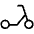 Scooter Light Icon from Phosphor Light Set