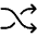 Shuffle Light Icon from Phosphor Light Set