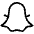 Snapchat Logo Light Icon from Phosphor Light Set