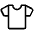 T Shirt Light Icon from Phosphor Light Set