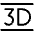 Three D Light Icon from Phosphor Light Set