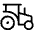 Tractor Light Icon from Phosphor Light Set | Free Download as SVG Vector and Transparent PNG | Streamline icons