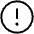 Warning Circle Light icon - Free transparent PNG, SVG. No sign up needed.