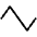 Wave Triangle Light Icon from Phosphor Light Set