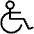 Wheelchair Light Icon from Phosphor Light Set