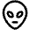 Alien Icon from Phosphor Regular Set | Free Download as SVG Vector and Transparent PNG | Streamline icons