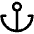 Anchor Simple Icon from Phosphor Regular Set