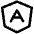 Angular Logo Icon from Phosphor Regular Set