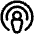 Apple Podcasts Logo Icon from Phosphor Regular Set