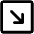 Arrow Square Down Right Icon from Phosphor Regular Set