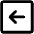 Arrow Square Left Icon from Phosphor Regular Set