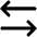 Arrows Left Right Icon from Phosphor Regular Set