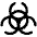 Biohazard Icon from Phosphor Regular Set