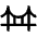 Bridge Icon from Phosphor Regular Set | Free Download as SVG Vector and Transparent PNG | Streamline icons