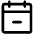 Calendar Minus Icon from Phosphor Regular Set
