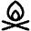 Campfire Icon from Phosphor Regular Set