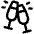 Cheers Icon from Phosphor Regular Set