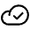 Cloud Check Icon from Phosphor Regular Set