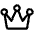 Download free Crown PNG, SVG vector icon from Phosphor Regular set.