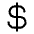 Currency Dollar Icon from Phosphor Regular Set