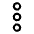 Dots Three Outline Vertical Icon from Phosphor Regular Set