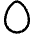 Egg Icon from Phosphor Regular Set | Free Download as SVG Vector and Transparent PNG | Streamline icons