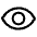Download free Eye PNG, SVG vector icon from Phosphor Regular set.
