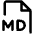 File Md Icon from Phosphor Regular Set