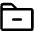 Folder Minus Icon from Phosphor Regular Set