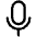 Microphone Icon from Phosphor Regular Set