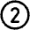 Number Circle Two Icon from Phosphor Regular Set