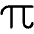 Pi Icon from Phosphor Regular Set