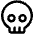 Skull Icon from Phosphor Regular Set