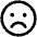 Download free Smiley Sad PNG, SVG vector icon from Phosphor Regular set.