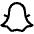 Snapchat Logo Icon from Phosphor Regular Set