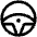 Steering Wheel Icon from Phosphor Regular Set