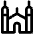 Synagogue Icon from Phosphor Regular Set