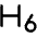 Text H Six Icon from Phosphor Regular Set