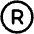 Trademark Registered Icon from Phosphor Regular Set