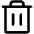 Download free Trash PNG, SVG vector icon from Phosphor Regular set.